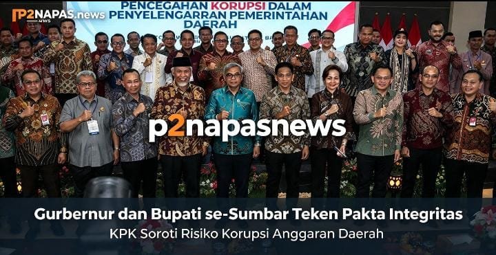 Gubernur dan Bupati se-Sumbar Teken Pakta Integritas, KPK Soroti Risiko Korupsi Anggaran 1 IMG 20261009 WA0144