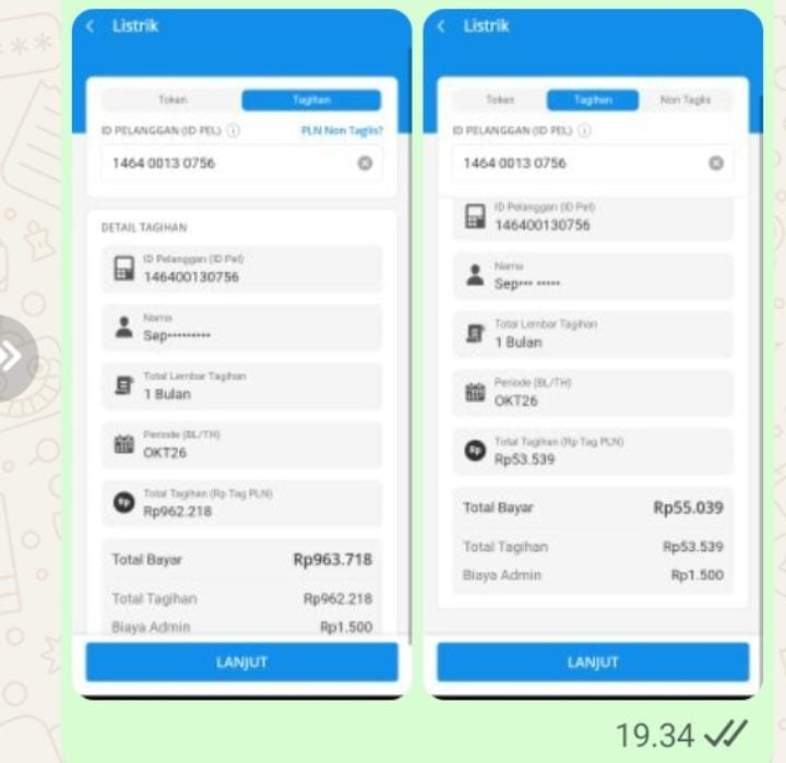 Tagihan PLN Manna Anjlok dari Rp963 Ribu ke Rp55 Ribu, Manager Belum Buka Suara, P2NAPAS Siapkan Laporan ke Ombudsman 2 IMG 20261012 WA0135 1