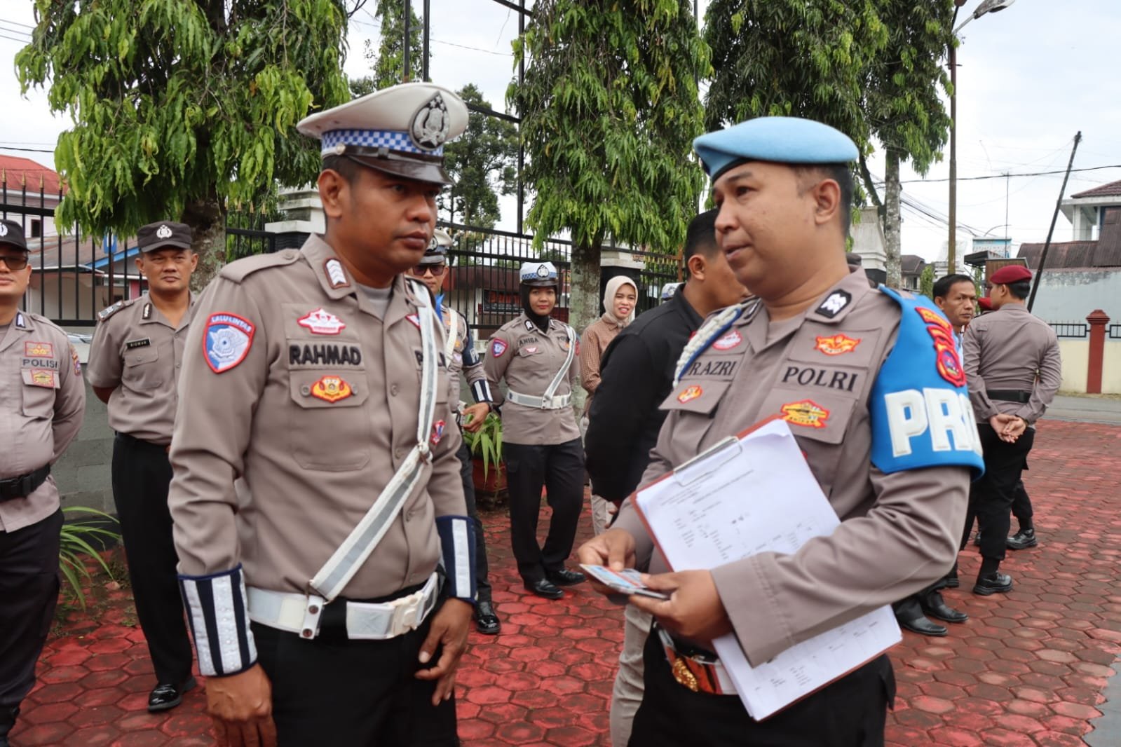Sebagai Teladan Masyarakat, Propam Polres Pasaman Gelar Pemeriksaan Disiplin Kendaraan Personel 2 IMG 20261029 WA0054
